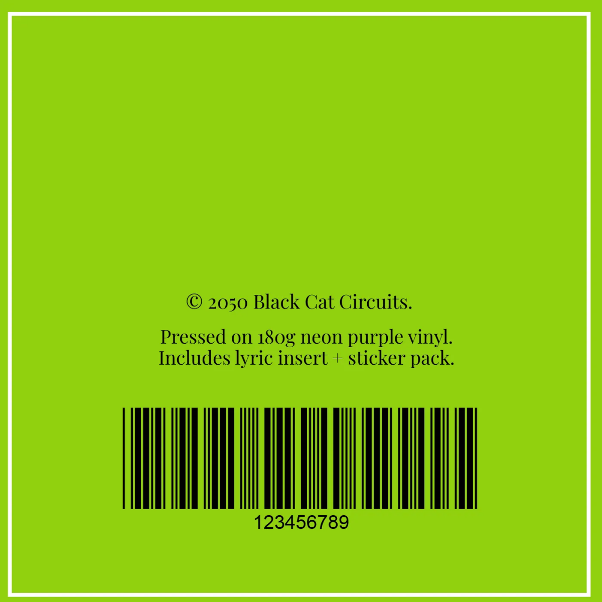 Free Brat Vinyl Album Cover Template to Edit Online