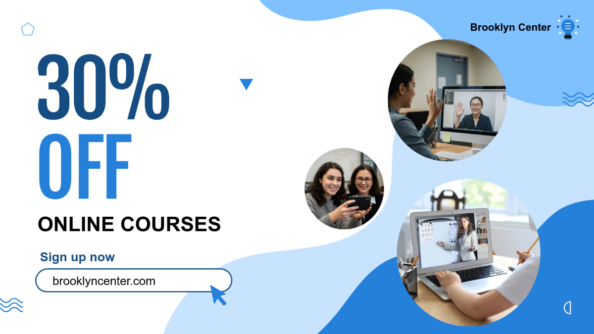 Free Online Education X Ad Template to Edit Online