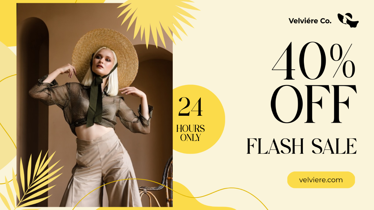 Free Fashion X Ad Template to Edit Online