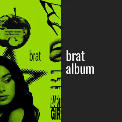 Free Brat Songs Album Cover Template to Edit Online
