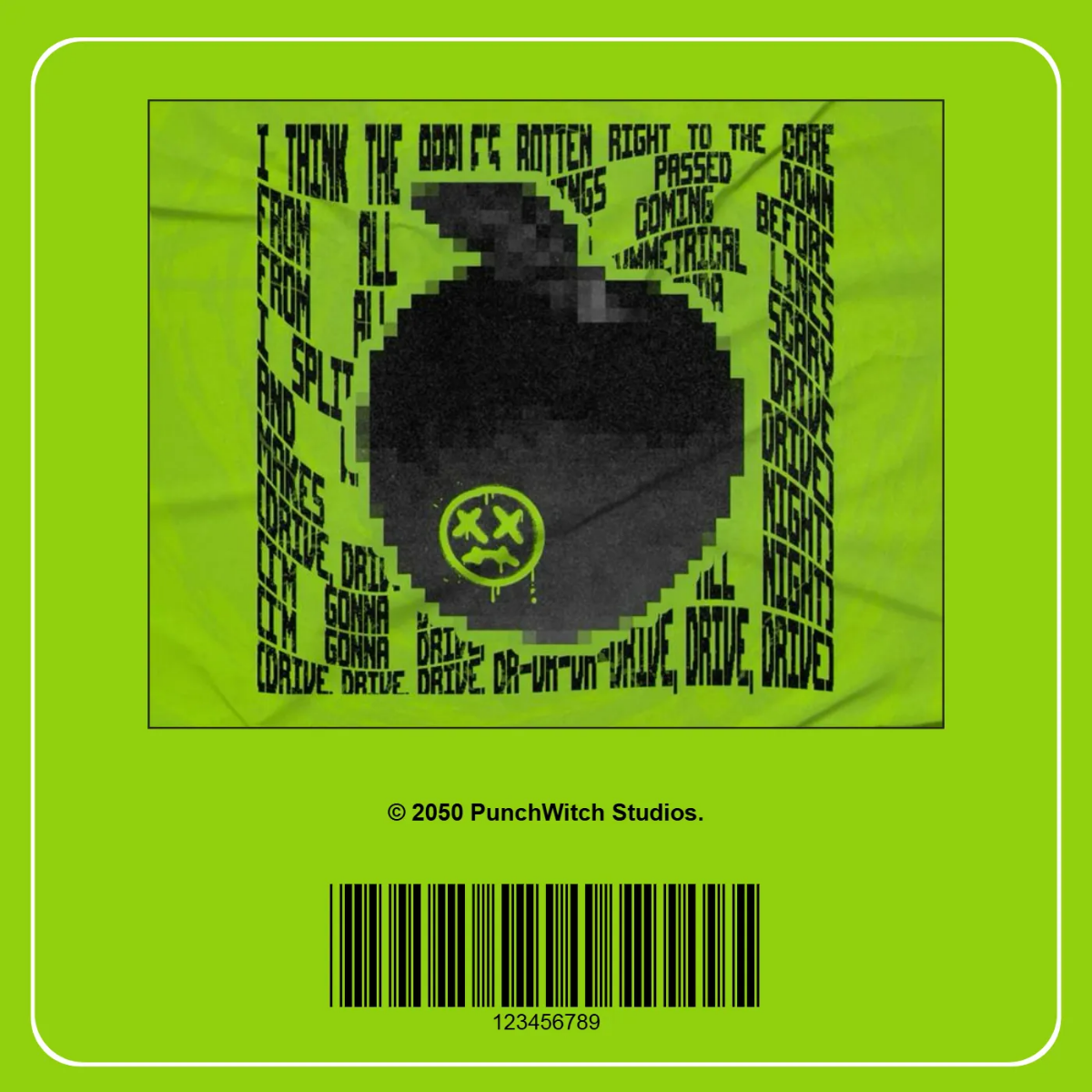 Free Brat Scribble Album Cover Template to Edit Online