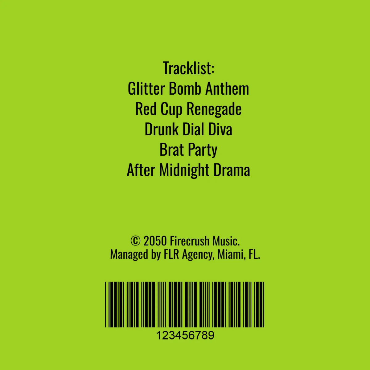 Free Colorful Brat Party Album Cover Template to Edit Online