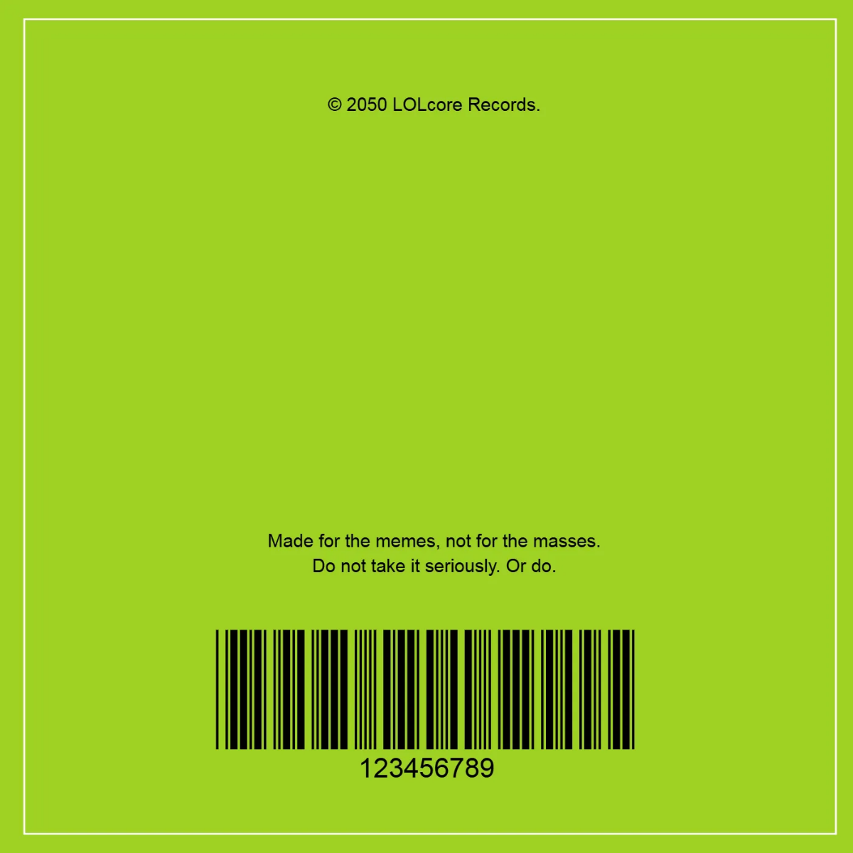 Free Brat Meme Album Cover Template to Edit Online