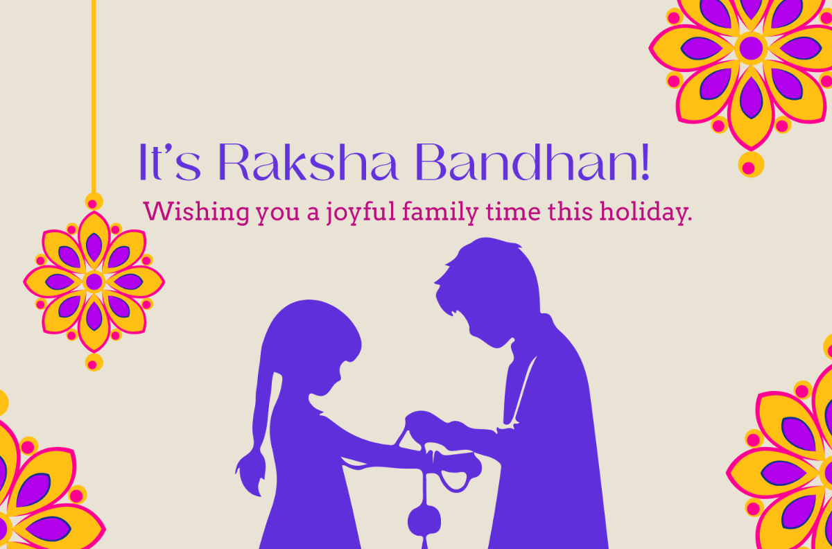 Free Simple Raksha Bandhan Holiday Banner Template