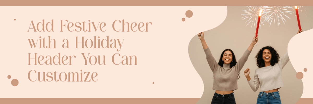 Free Blank Holiday X Header Template to Edit Online