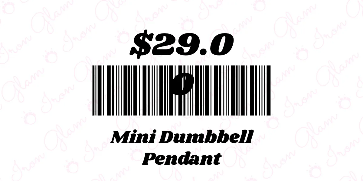 Free Dumbbell Jewelry Label Template to Edit Online