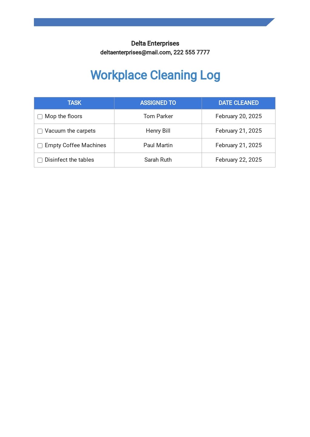 Workplace Cleaning Log Template.jpe