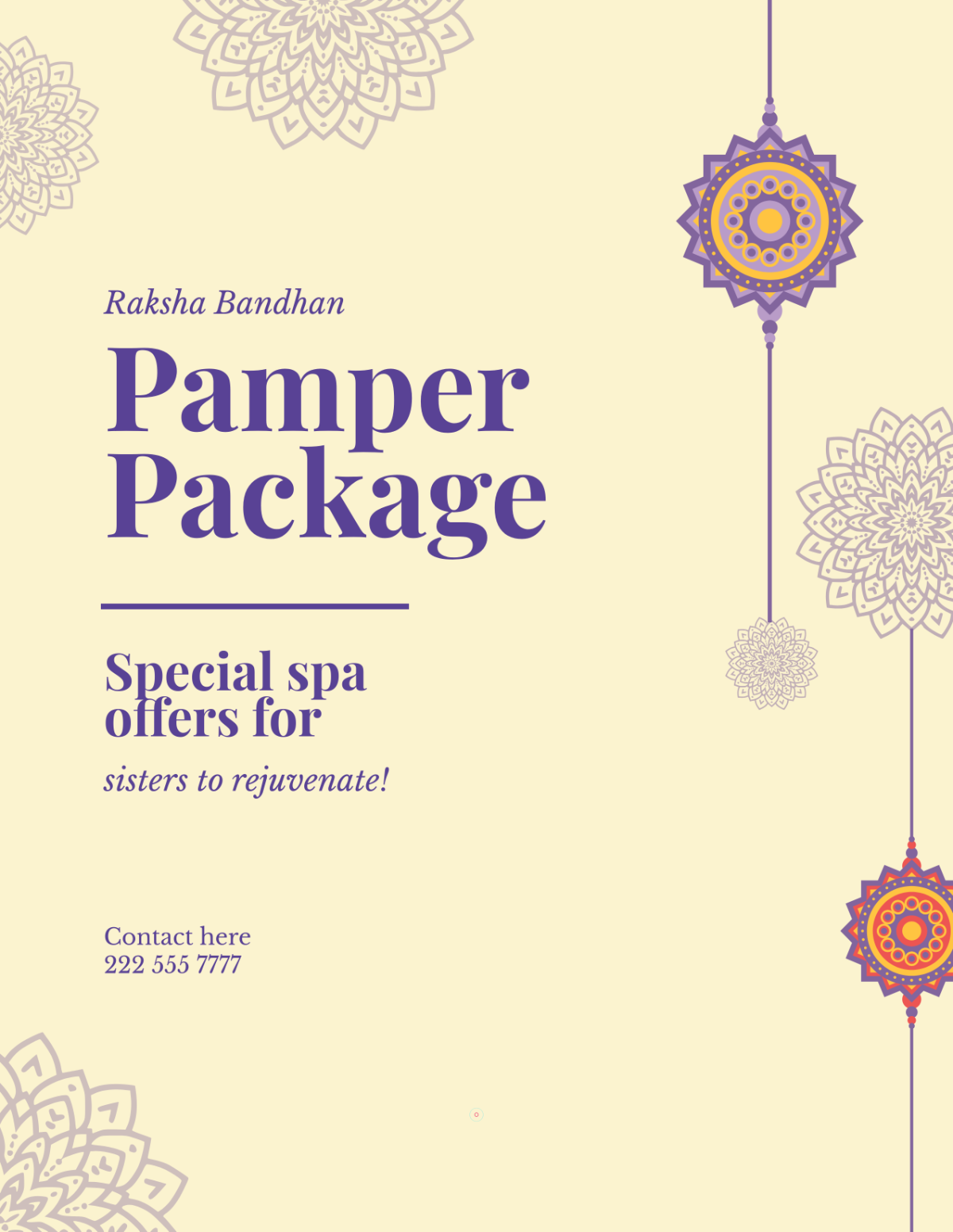Free Raksha Bandhan Special Offer Flyer Template