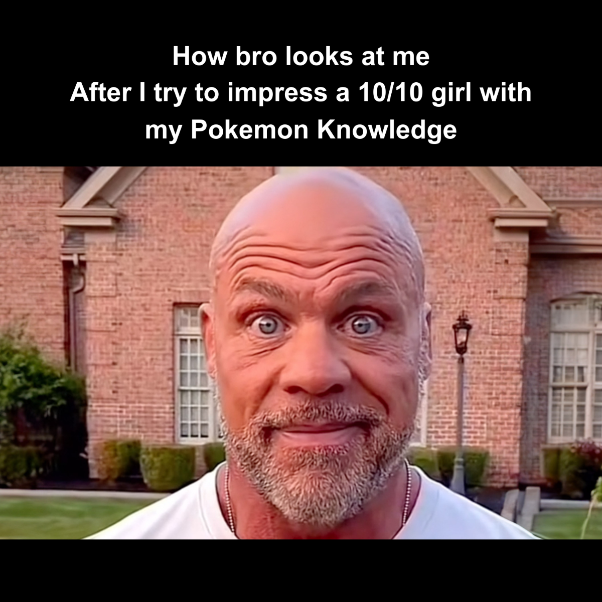 Free Kurt Angle Stare Meme Template to Edit Online