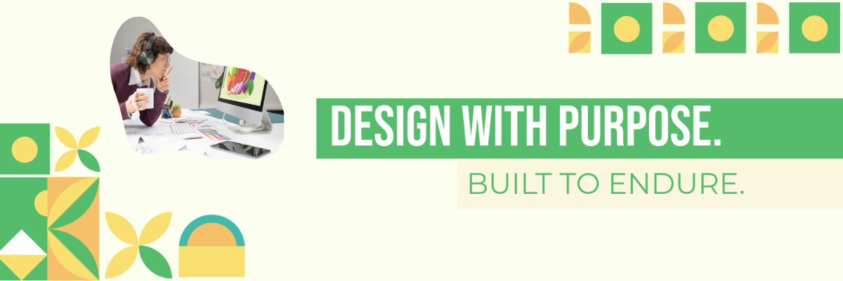 Free Bauhaus X Header Template to Edit Online