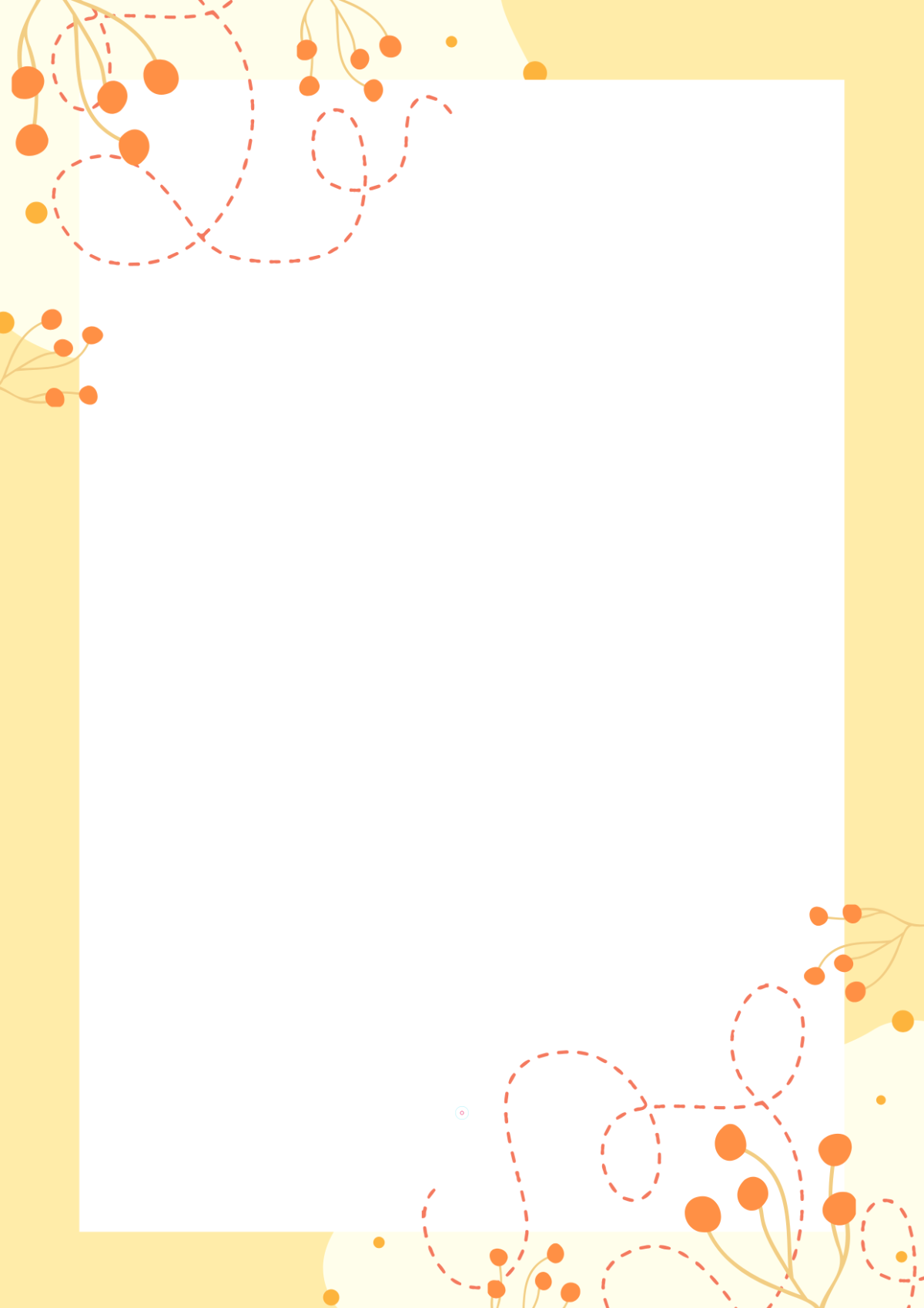 Free Blank Pastel Page Border Template to Edit Online