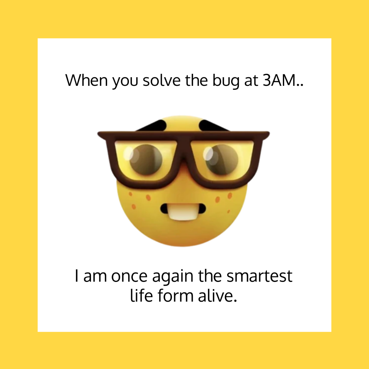 Free Nerd Emoji Meme Template to Edit Online
