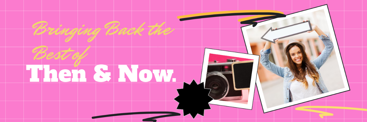 Free Retro X Header Template to Edit Online