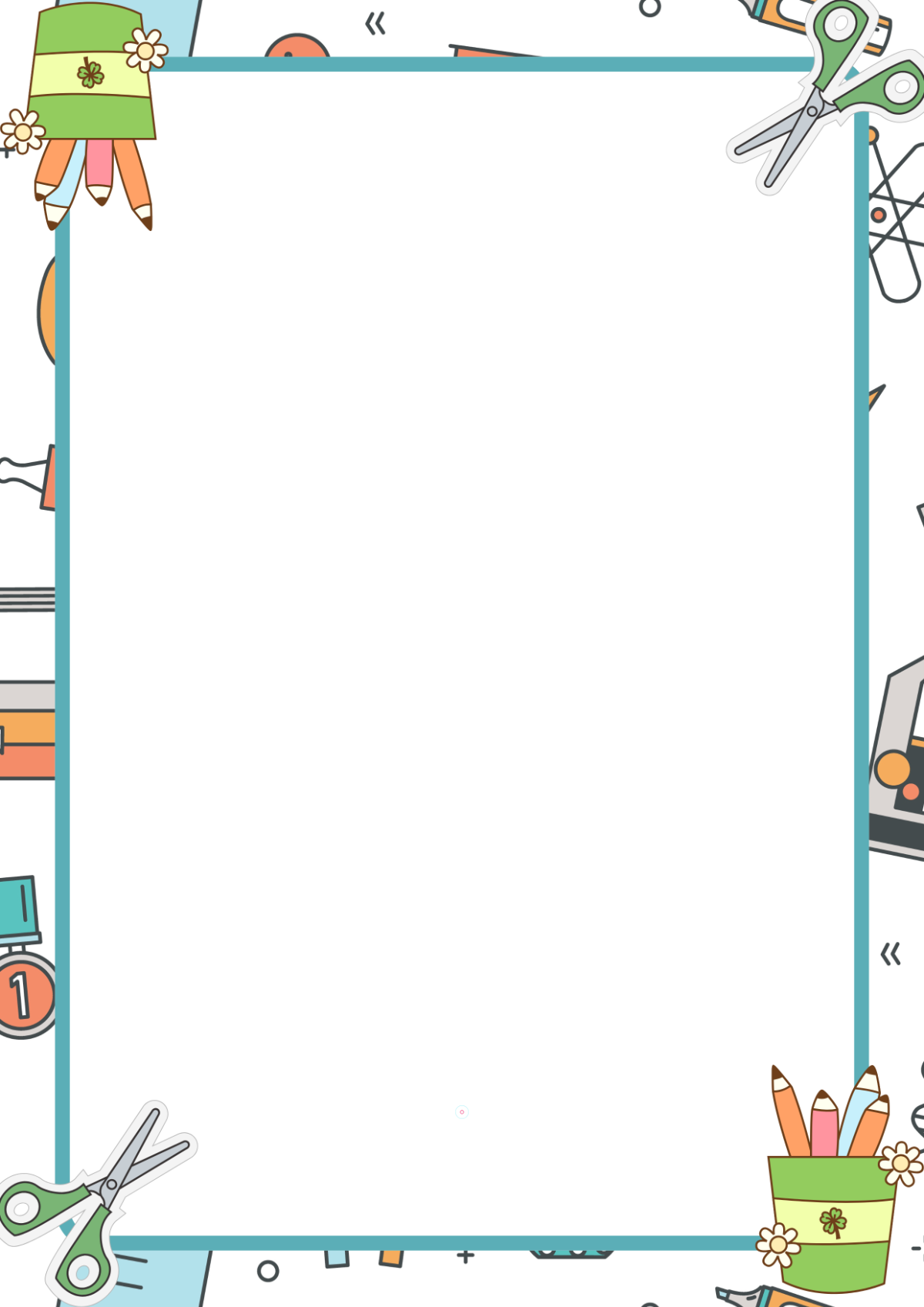 Assignment Page Border Template to Download