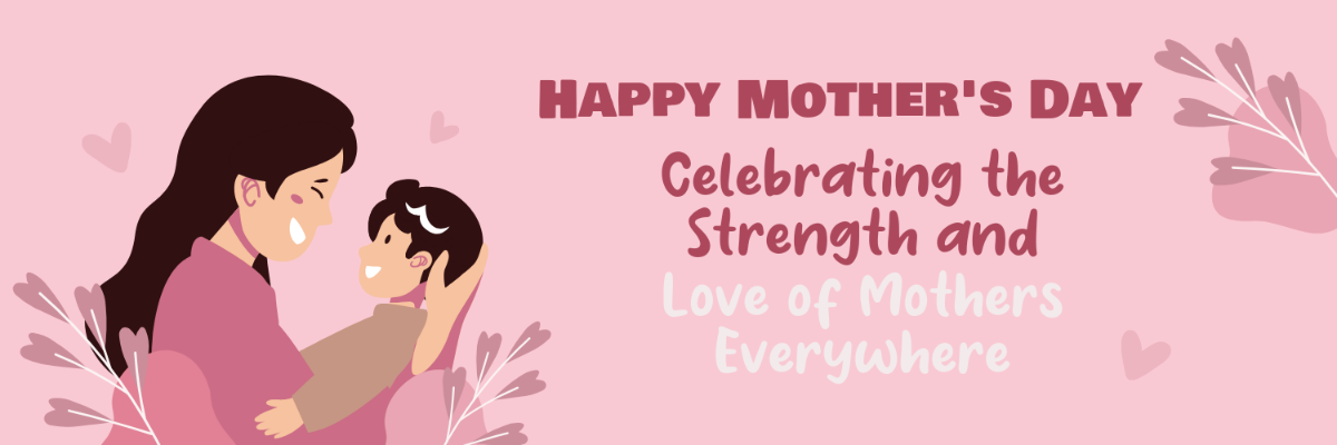 Free Mothers' Day X Header Template to Edit Online