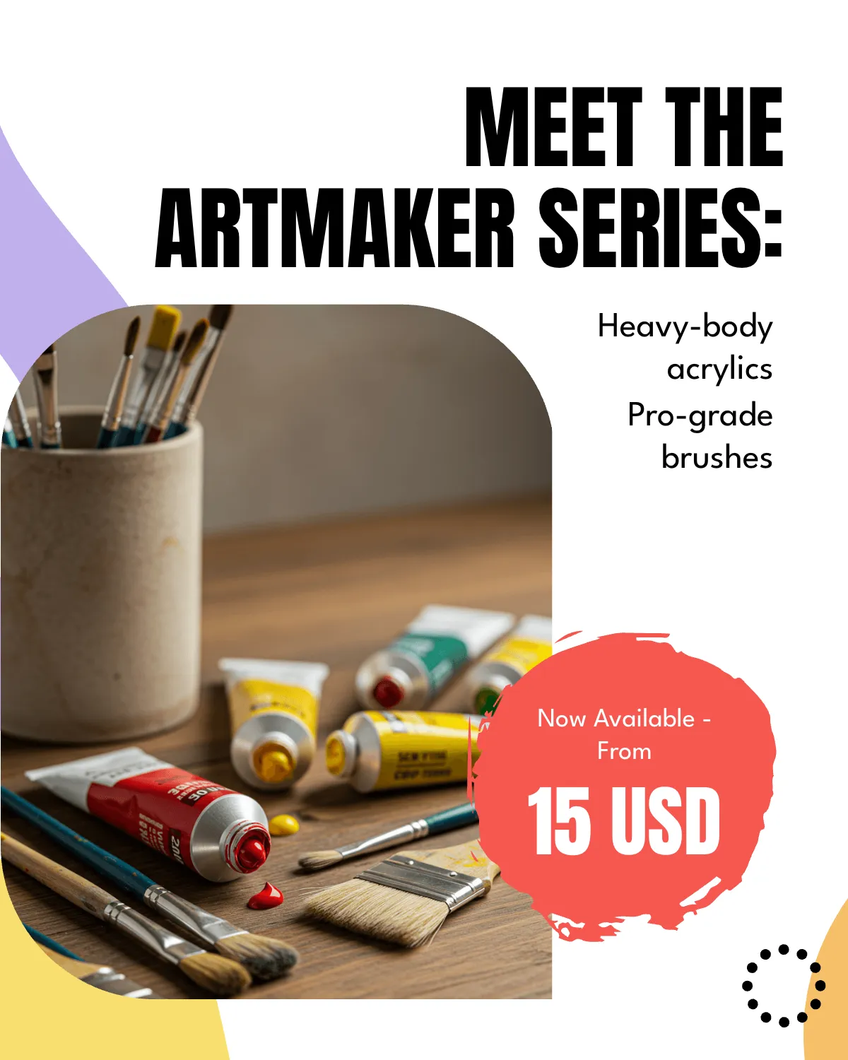 Free Instagram Announcement Banner Template to Edit Online