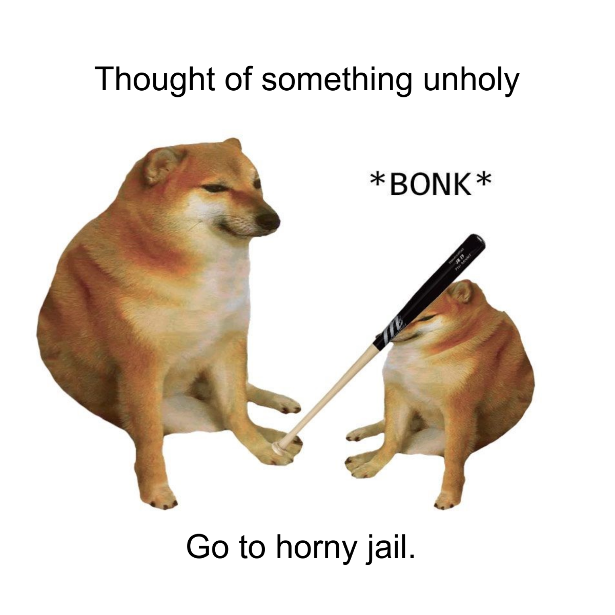 Free Bonk Meme Template To Edit Online