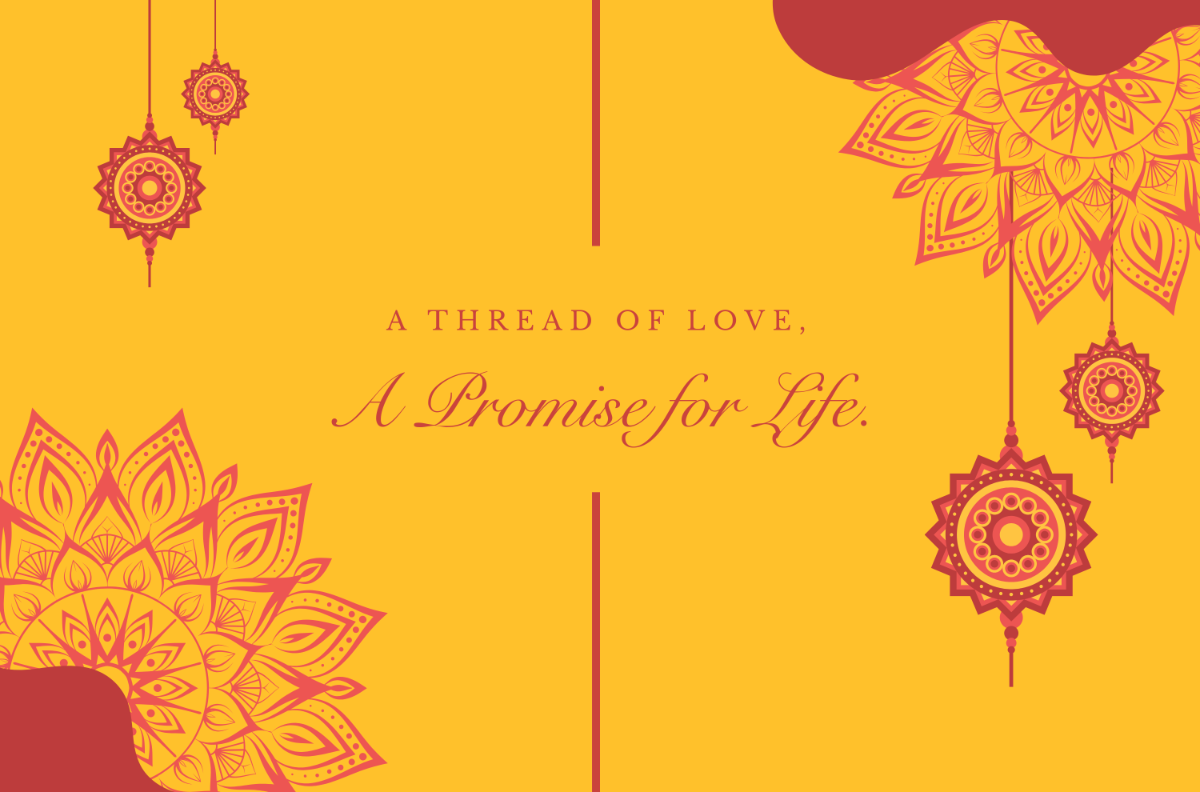 Free Raksha Bandhan Banner Background Template to Edit Online