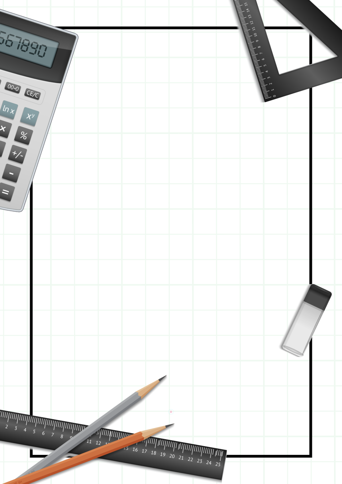 Free Math Page Border Template
