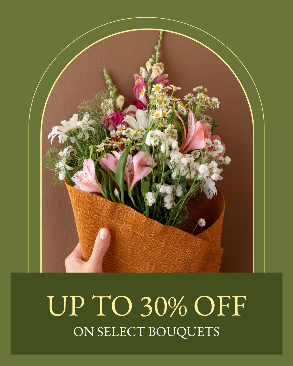 Free Floral Instagram Banner Template to Edit Online