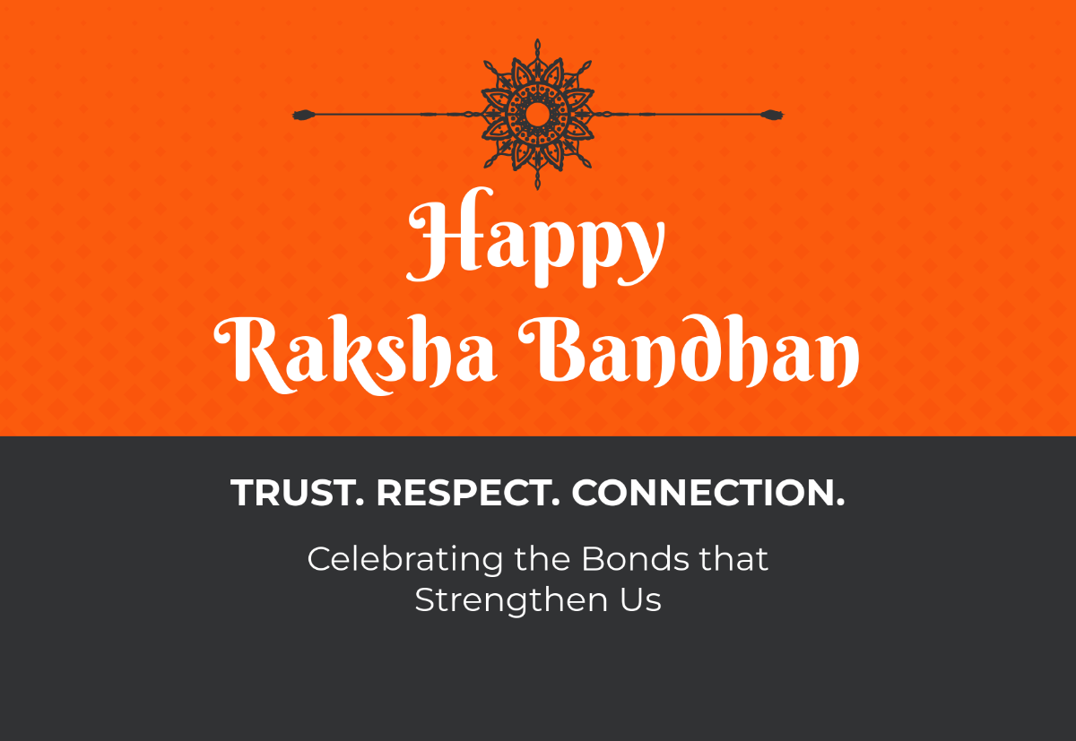 Free Modern Raksha Bandhan Business Card Template