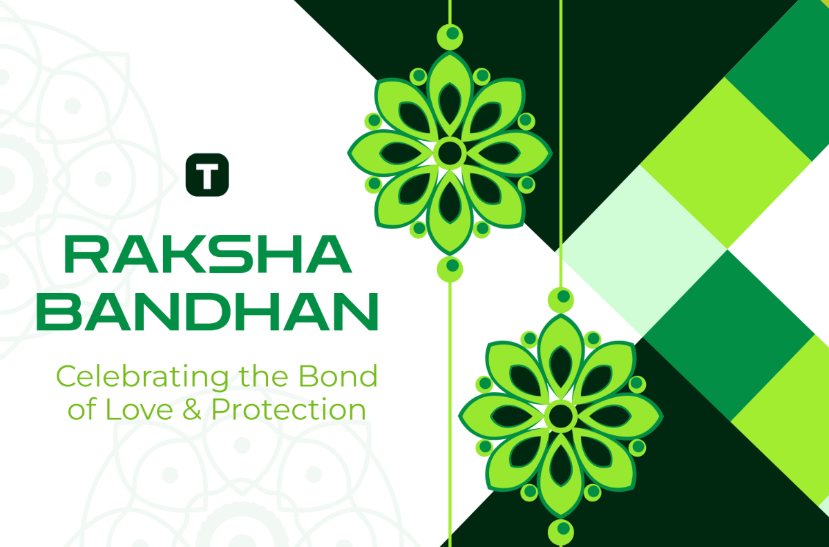 Free Modern Raksha Bandhan Banner Template