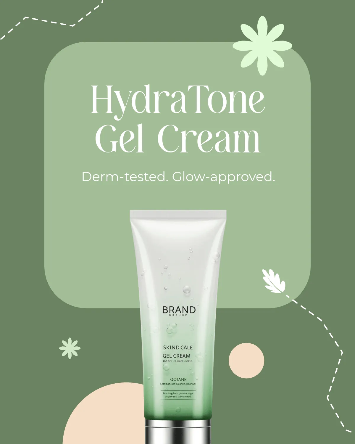 Free Skincare Instagram Banner Template to Edit Online