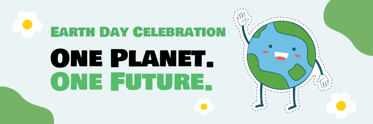 Free Earth Day X Header Template to Edit Online