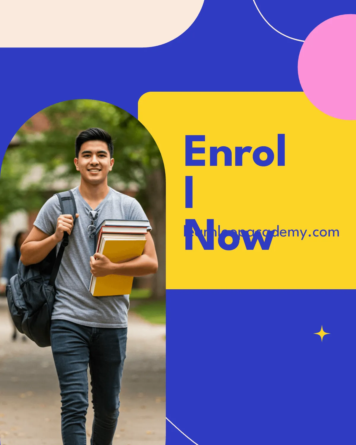 Free Education Instagram Banner Template to Edit Online