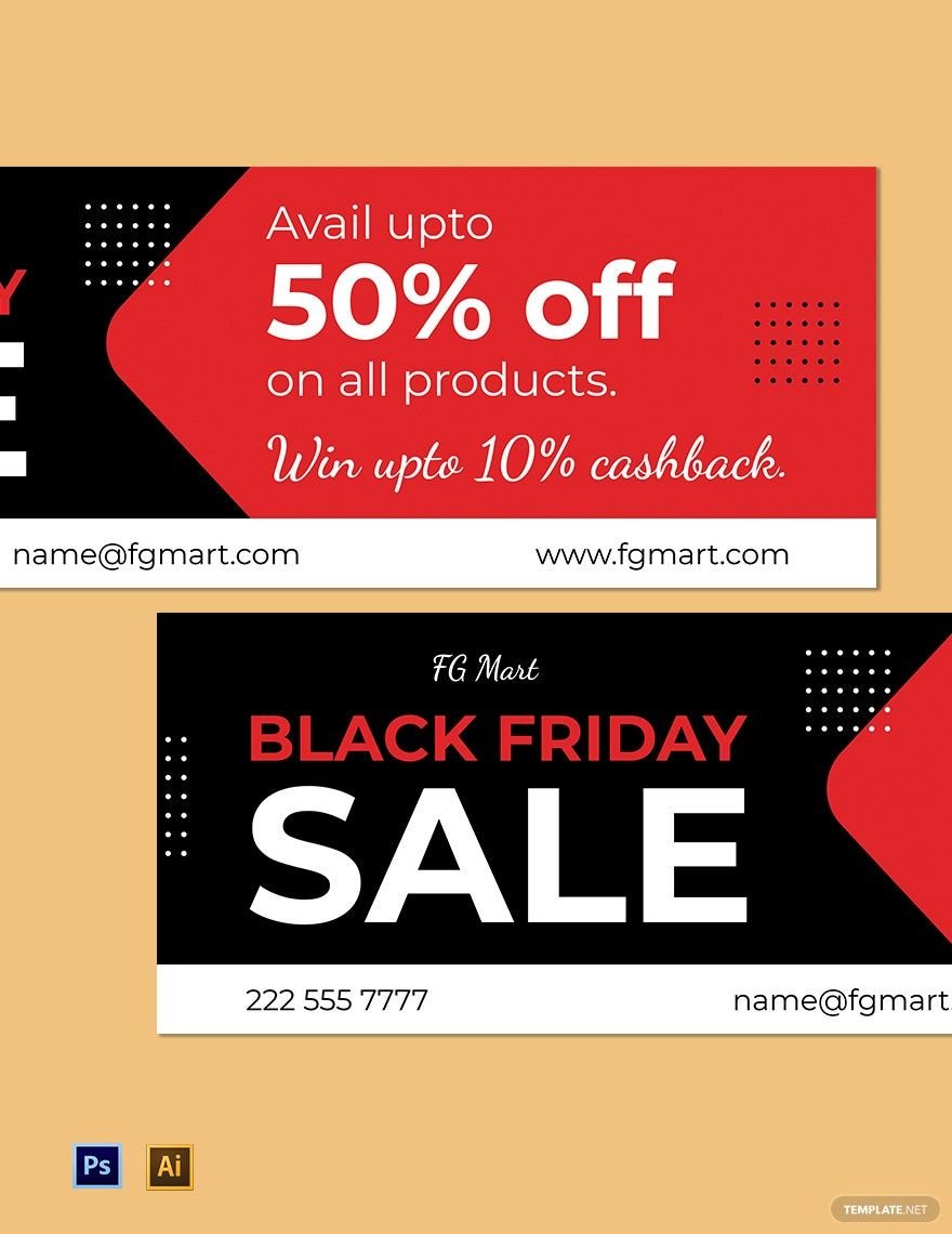 Black Friday Sale Banner Template