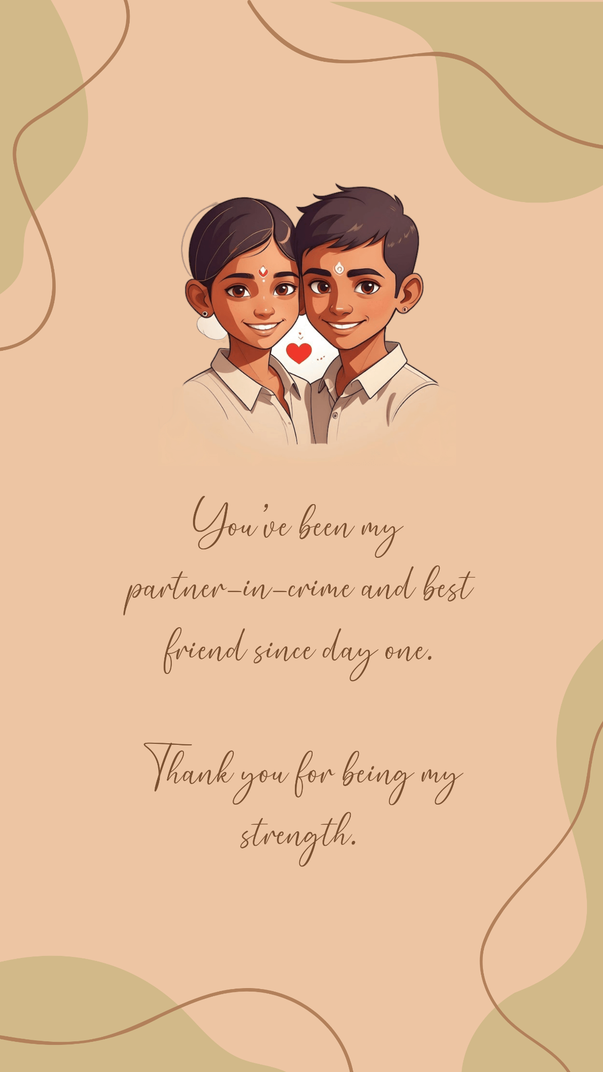 Free Aesthetic Raksha Bandhan Quote Template