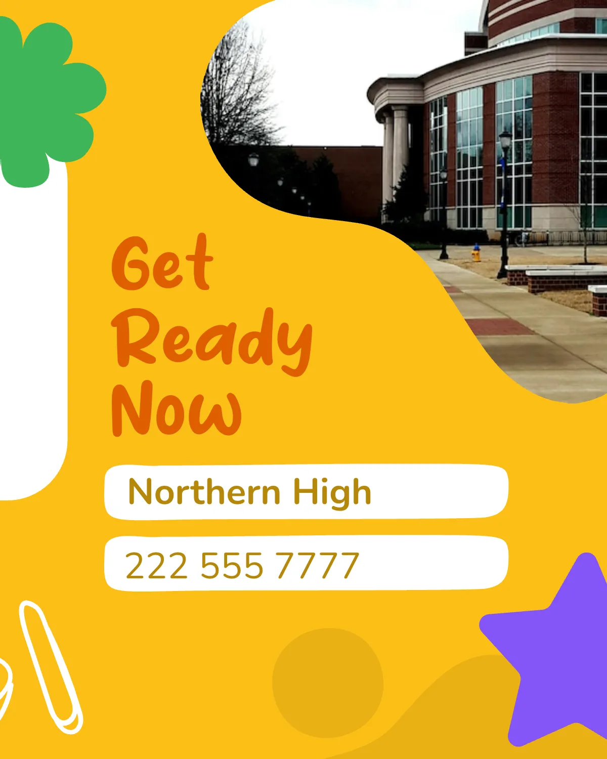 Free Back-To-School Instagram Banner Template to Edit Online