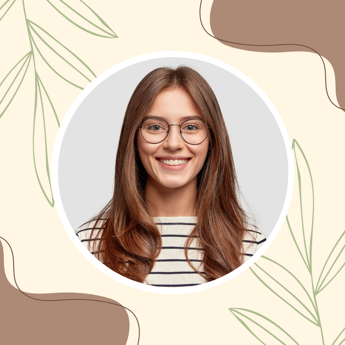 Free Aesthetic Client Linkedin Profile Photo Template to Edit Online