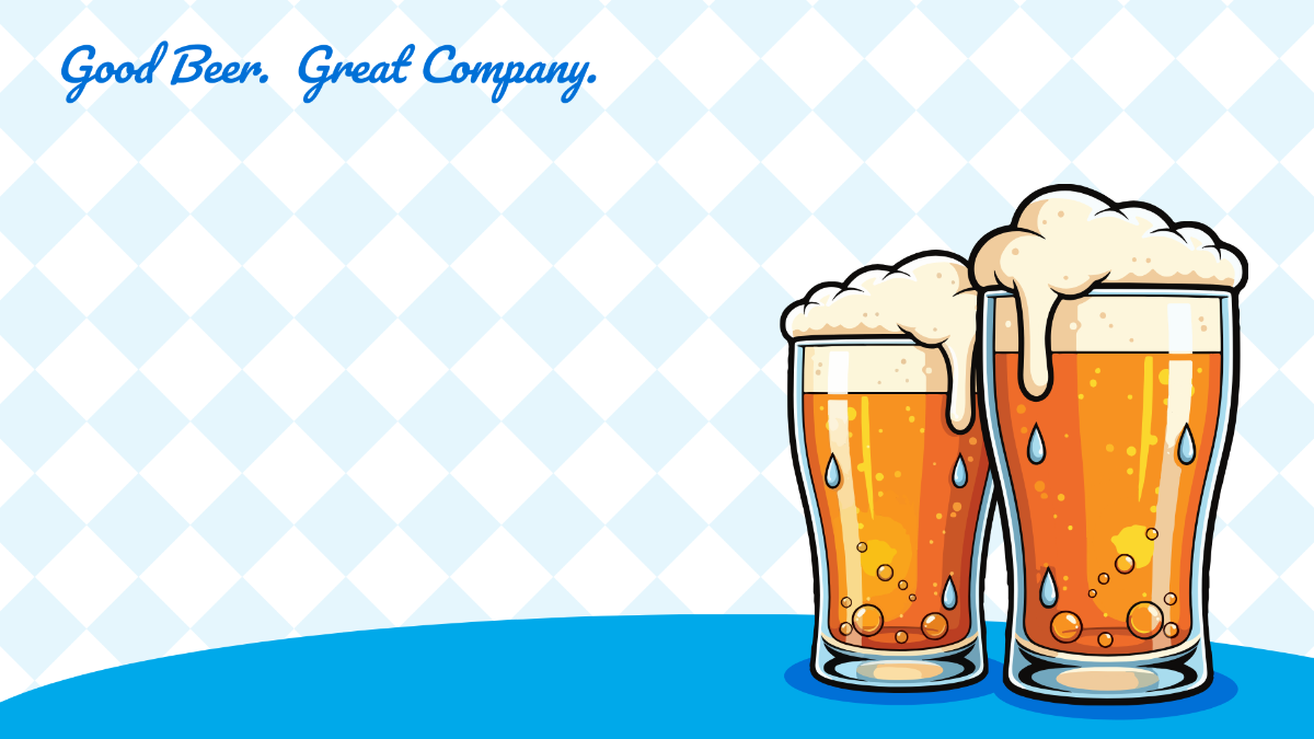 Free Beer Background Template