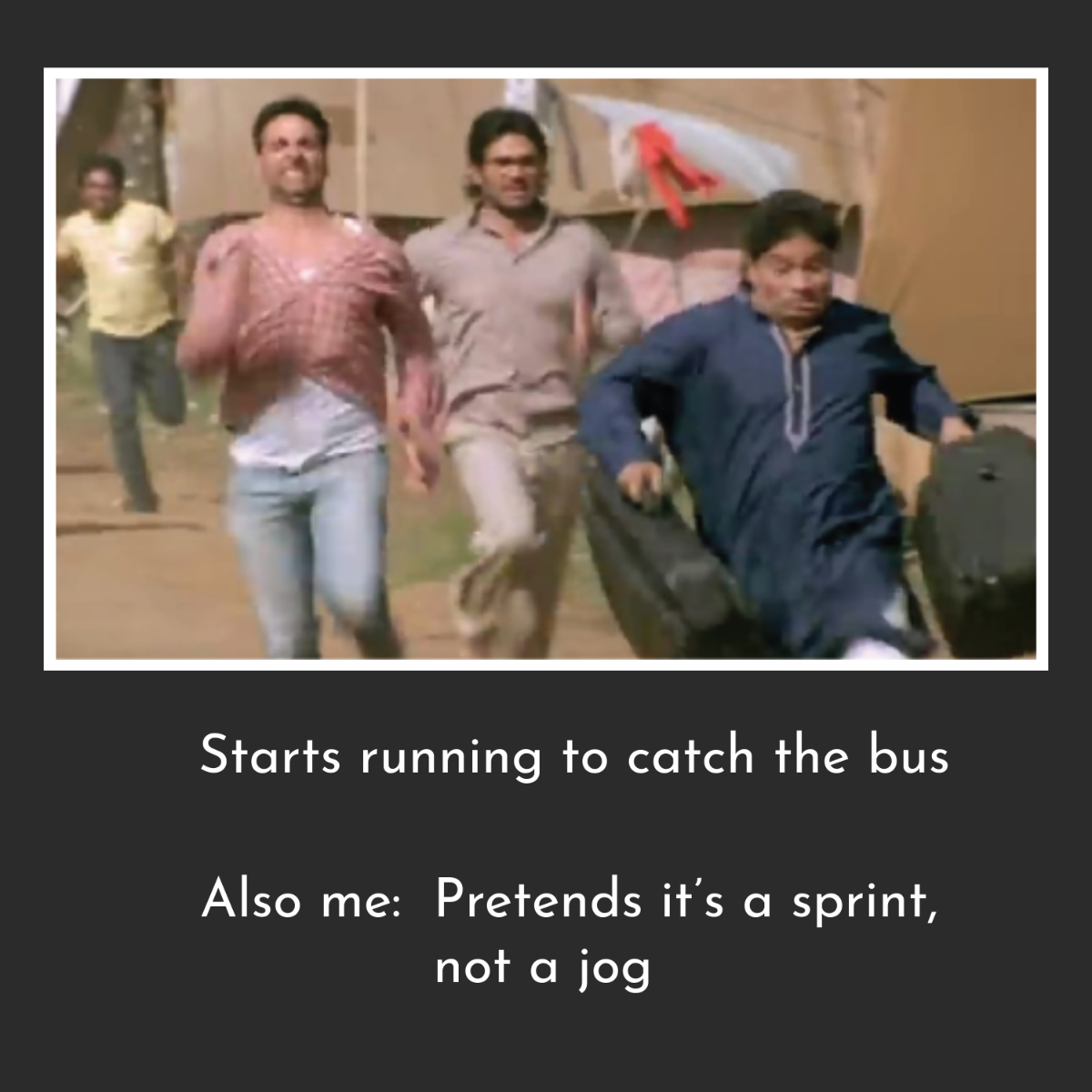 Free Running Meme Template to Edit Online