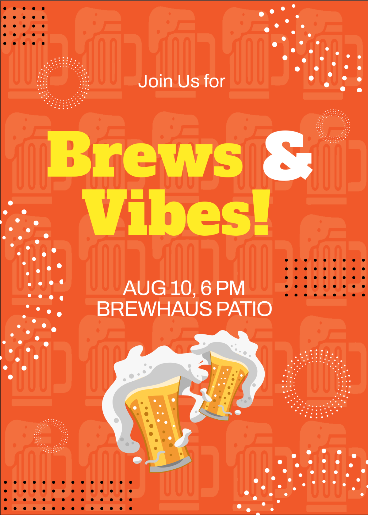 Free Beer Invitation Template