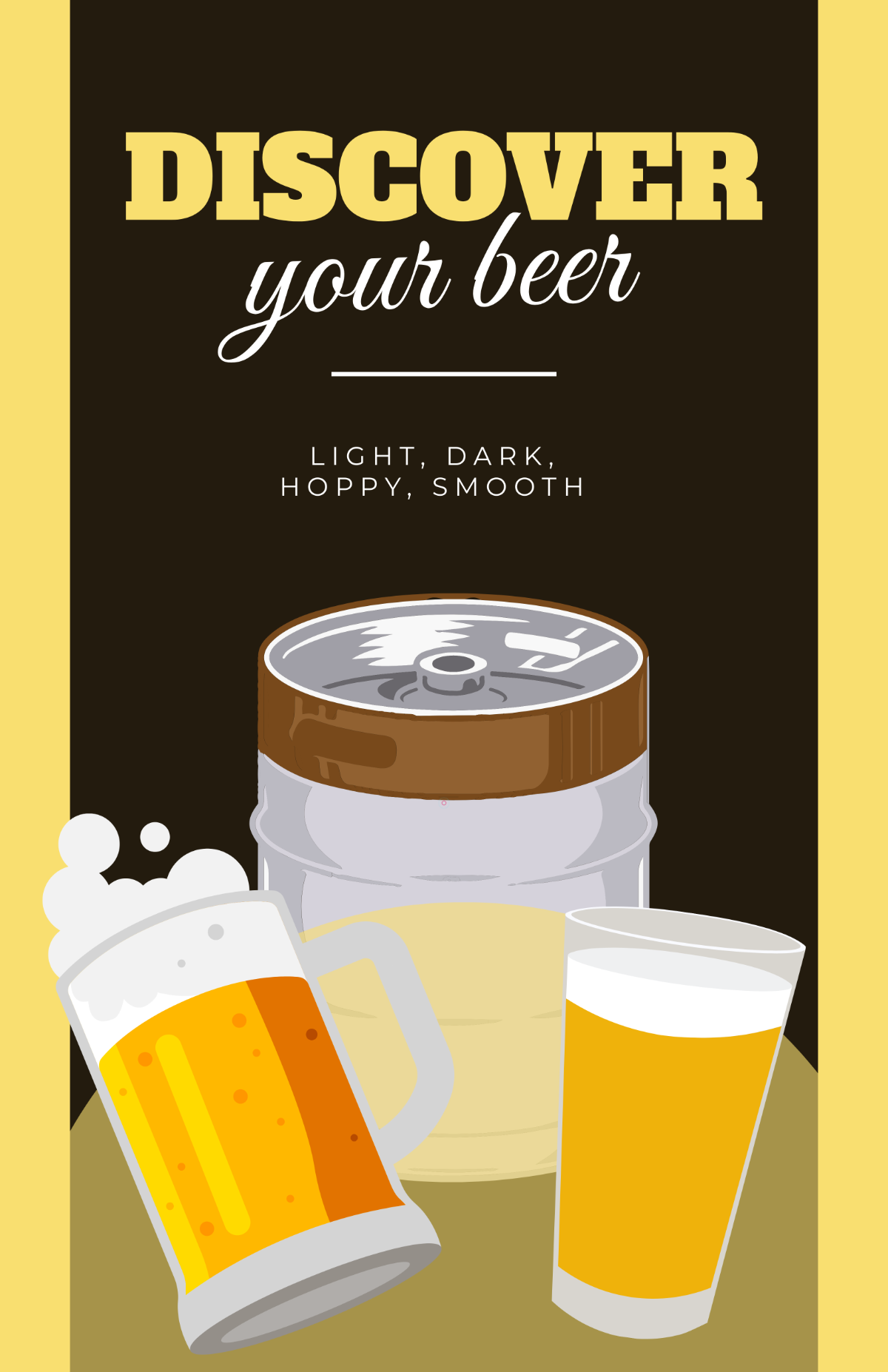 Free Beer Poster Template