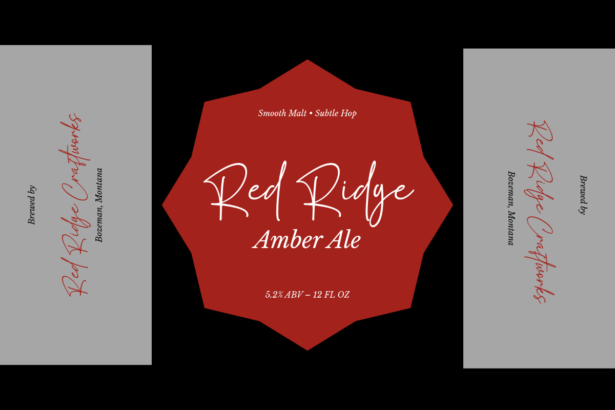 Free Beer Label Design Template