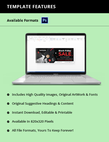 Free Black Friday Facebook Cover Photo Template to Edit Online