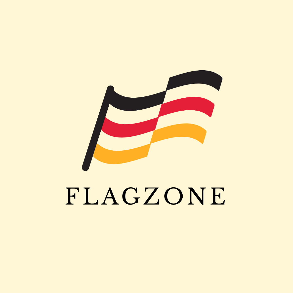 Waving Flag Logo Waving Flag Logo