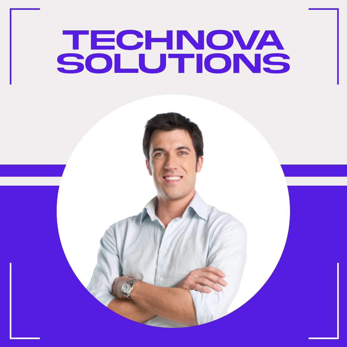 Technology Linkedin Profile Photo Template