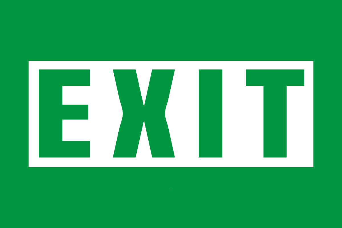 Free Exit Sign Template