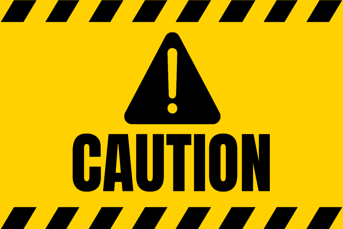 Free Caution Sign Template