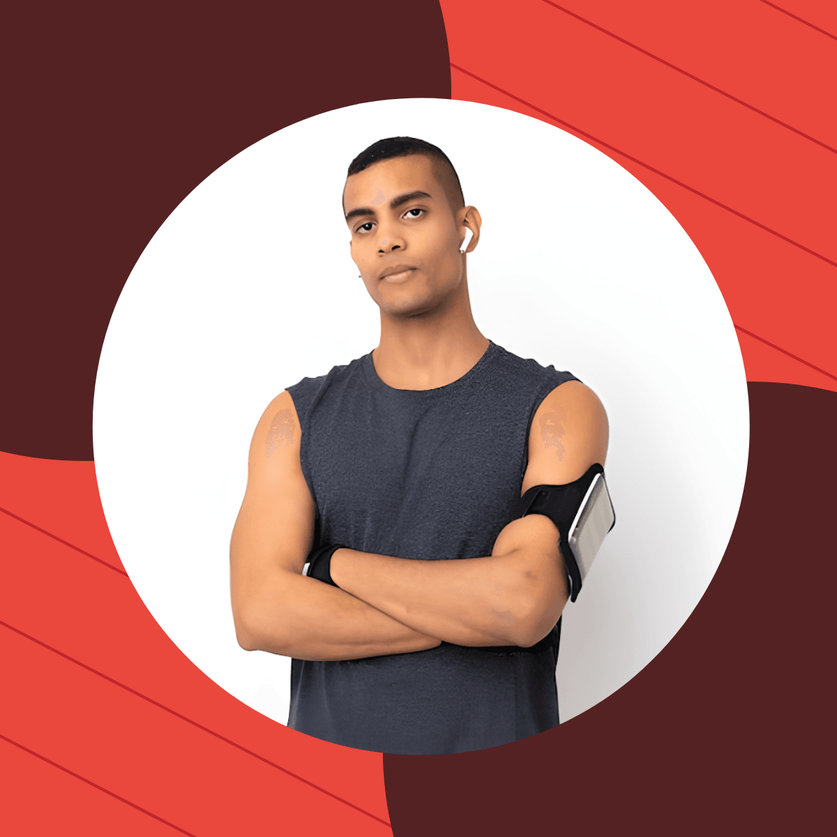 Free Sports Linkedin Profile Photo Template to Edit Online