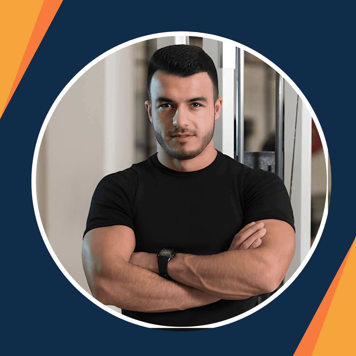 Free Gym Linkedin Profile Photo Template to Edit Online