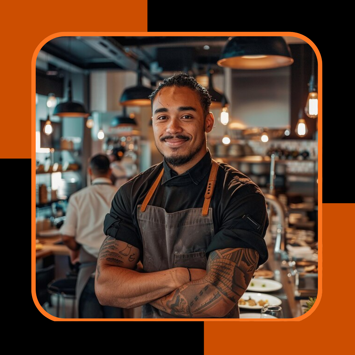 Free Restaurant Linkedin Profile Photo Template to Edit Online