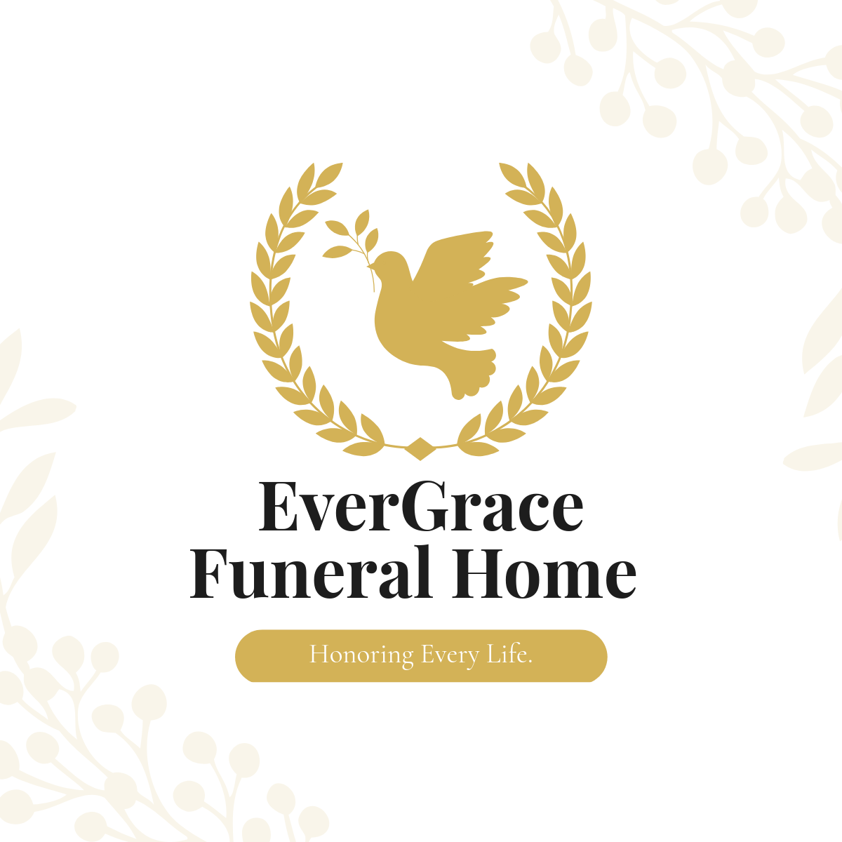 Free Funeral Linkedin Profile Photo Template to Edit Online