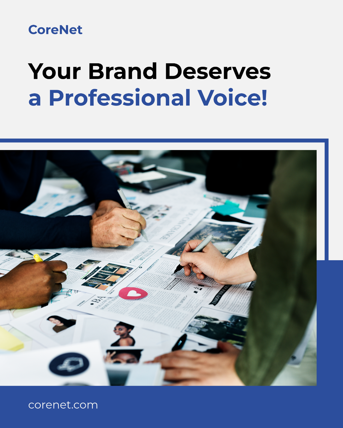 Free Professional Social Media Headline Template