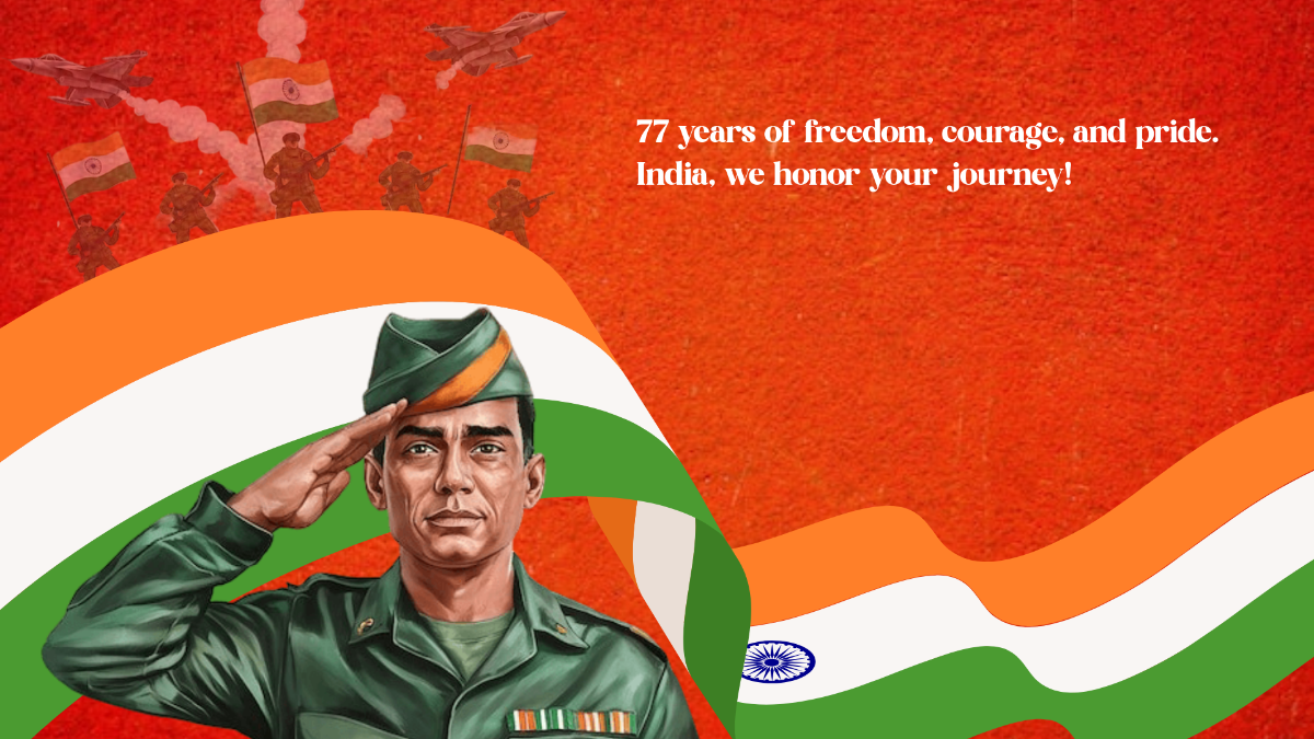 Free India Independence Day Page Background Template