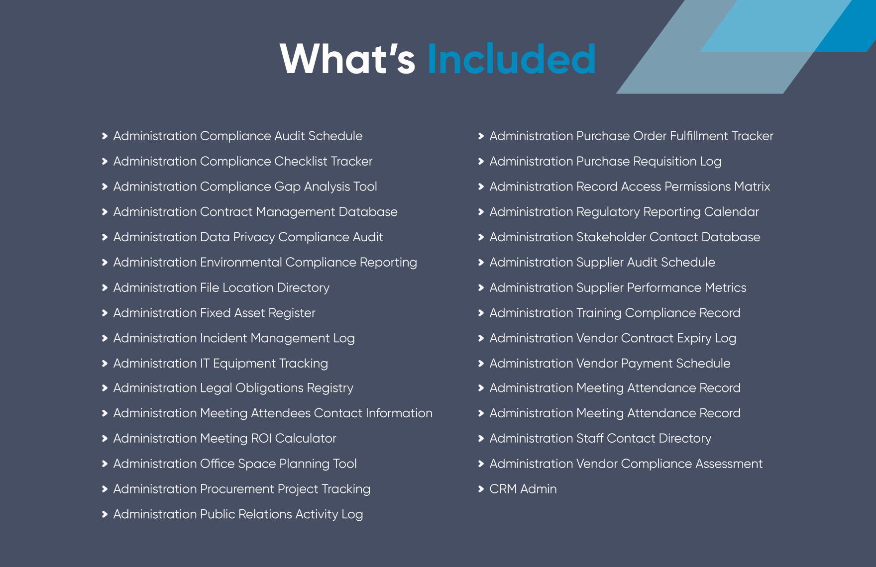 30+ Essential Administration Template Bundle